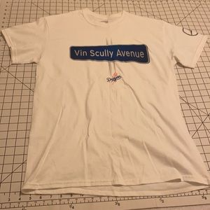 Vin Scully Avenue Dodger Tee by NewBalance